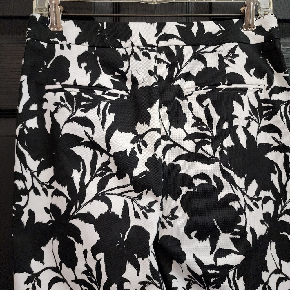 Adam Lippes Printed Cotton-Blend Straight Leg Flared Pants Work Wear Quit Luxury - Picture 10 of 16